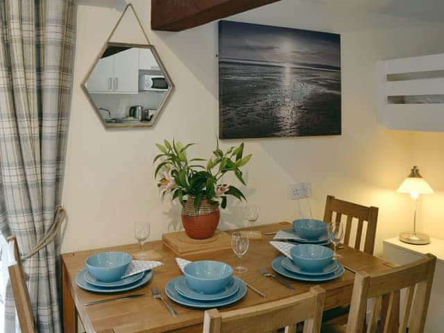 Charming dining area | Barn Owl Bothy - Wallace Lane Farm Cottages, Brocklebank, near Caldbeck and Uldale