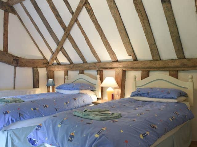 Twin bedroom | Bell Corner Cottage, Cratfield, Halesworth