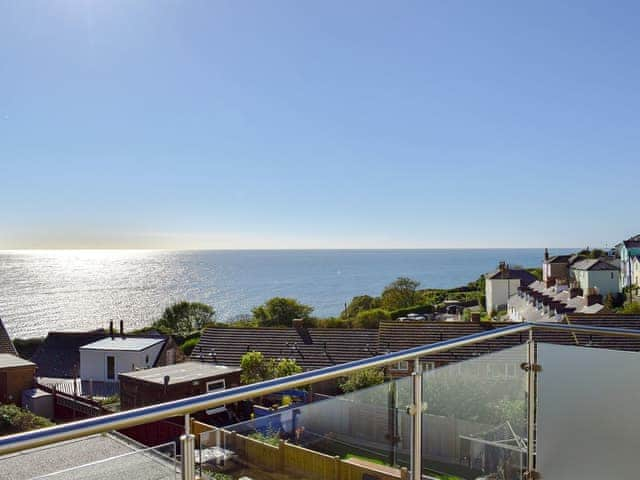 Stunning sea views from the master bedrooms private balcony | Buckingham Cottage, Ventnor