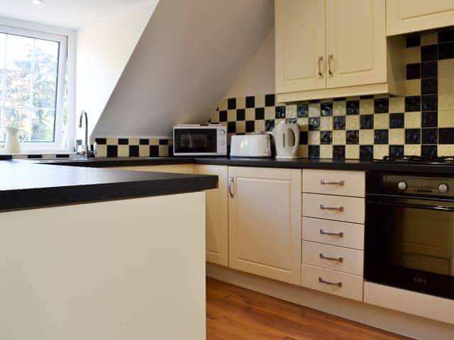 Lovely kitchen with breakfast bar | The Nest, York