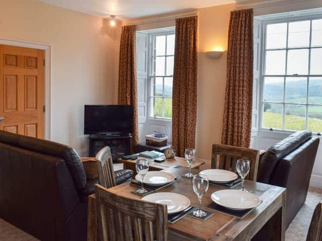 Living and dining area | Carr View Hall Apartment 3, Sleights, near Whitby