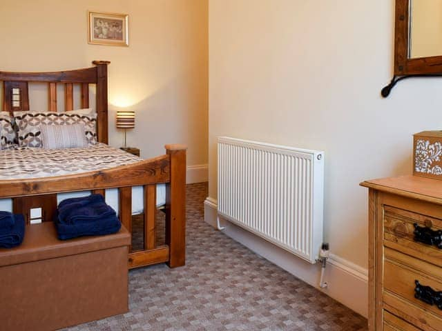 Double bedroom | Carr View Hall Apartment 3, Sleights, near Whitby