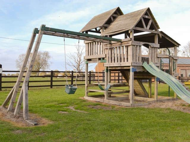 Substantial children&rsquo;s play area | Moor Farm Stable Cottages, Foxley, near Fakenham