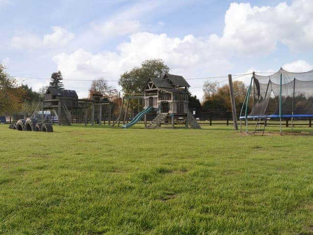 Communal outdoor recreation area | Moor Farm Stable Cottages, Foxley, near Fakenham