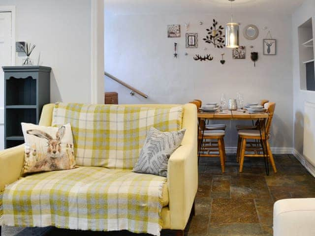 Lovely furniture and modest dining area | Thorpe Cottage, Masham