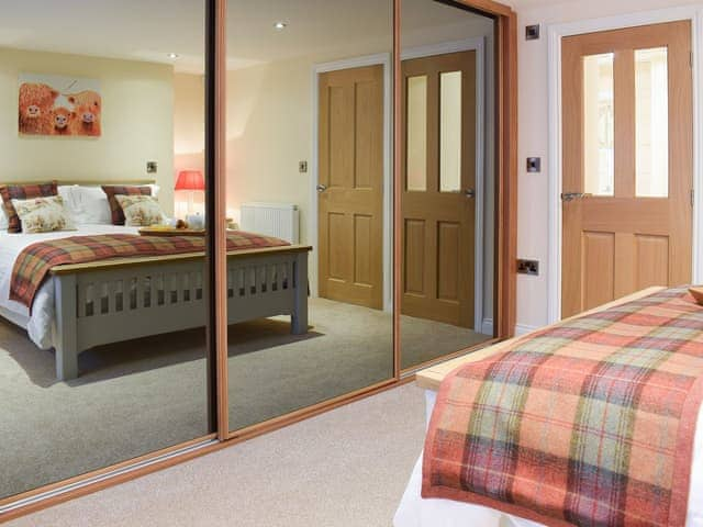 Double bedroom with ample storage | The Hideaway, Sleights, near Whitby