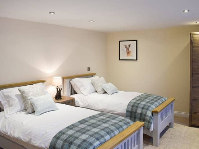 Well appointed pretty twin bedroom | The Hideaway, Sleights, near Whitby