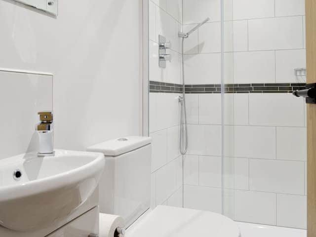 En-suite shower room | Robin Cottage - Higher Tor Cottages, East Ogwell, near Newton Abbot