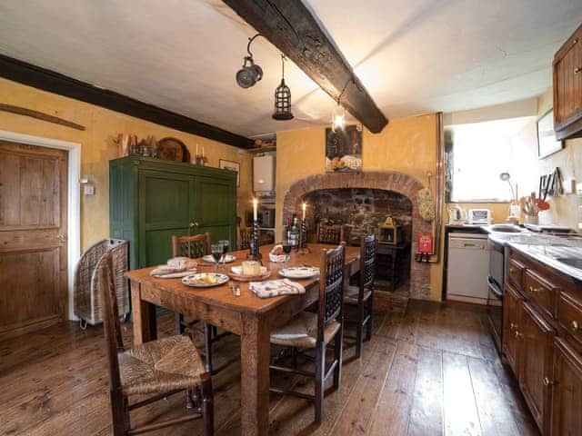 Welcoming dining area | The Old Priory Cottage, Dunster, near Minehead