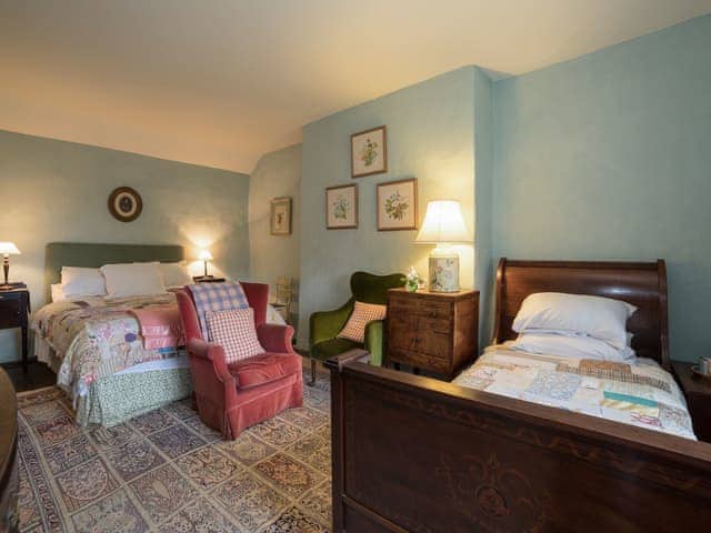 Family bedroom | The Old Priory Cottage, Dunster, near Minehead
