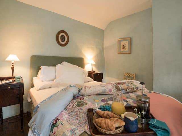 Double bed | The Old Priory Cottage, Dunster, near Minehead