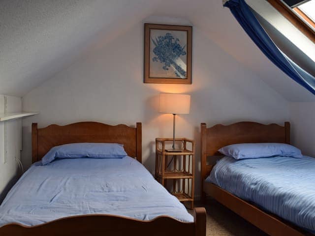 Welcoming twin bedded room | The Blacksmith Shop, Shorwell