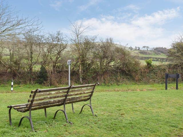 Delightful rural views from the front | The Blacksmith Shop, Shorwell