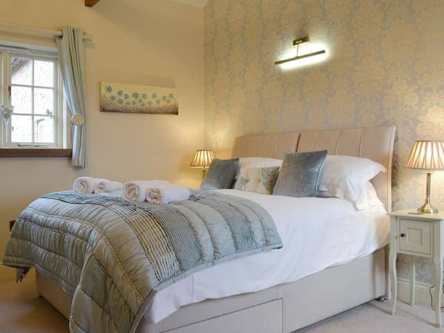 Relaxing double bedroom | Owl Cottage - Holtby Grange Cottages, Holtby, near York