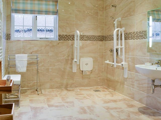 Spacious wet room | Owl Cottage - Holtby Grange Cottages, Holtby, near York