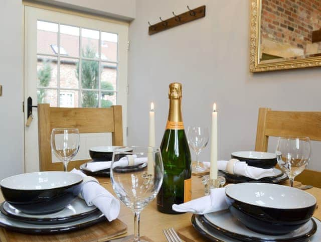 Elegant dining area | Applegate Cottage - Holtby Grange Cottages, Holtby, near York