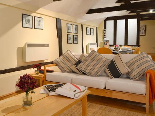 Cosy living area | The Byre - Combe Hill Farm, Ninfield, near Battle