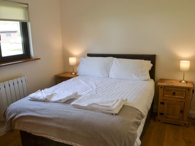 Double bedroom | Juniper Lodge - Otterburn Hall Lodges, Otterburn, near Bellingham