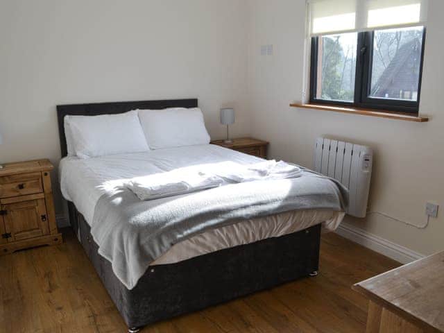 Double bedroom | Juniper Lodge - Otterburn Hall Lodges, Otterburn, near Bellingham