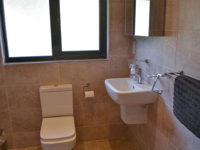 Bathroom | Juniper Lodge - Otterburn Hall Lodges, Otterburn, near Bellingham