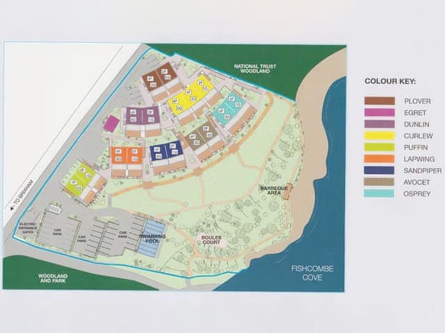 Site map | Curlew 2 - The Cove, Brixham