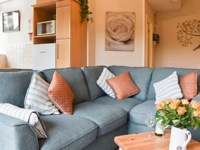 Cosy and comfortable open plan living area | The Coaches - The Abbey Coach House, St. Mary&rsquo;s Park, Windermere