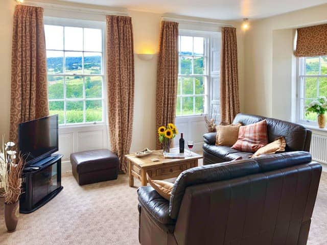 Welcoming living area | Carr View Hall Apartment 3, Sleights, near Whitby