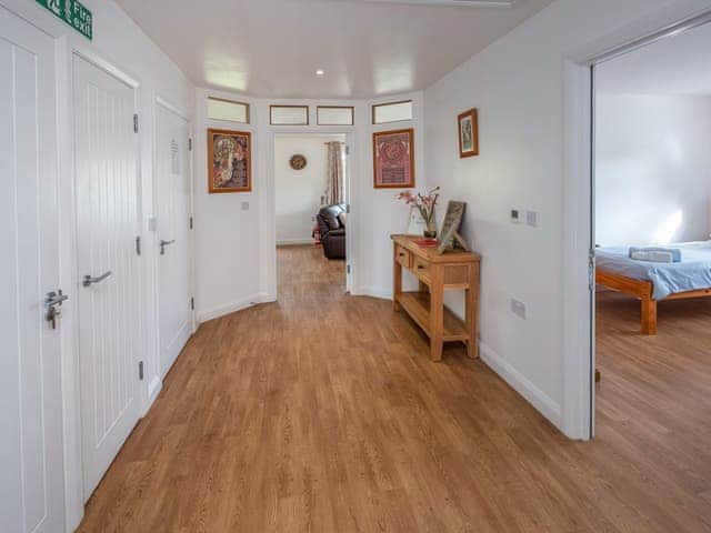 Hallway leading to bedrooms | Grange Farm Holiday&rsquo;s - Red Squirrel Lodge - Grange Farm Holidays, Wootton, near Ryde