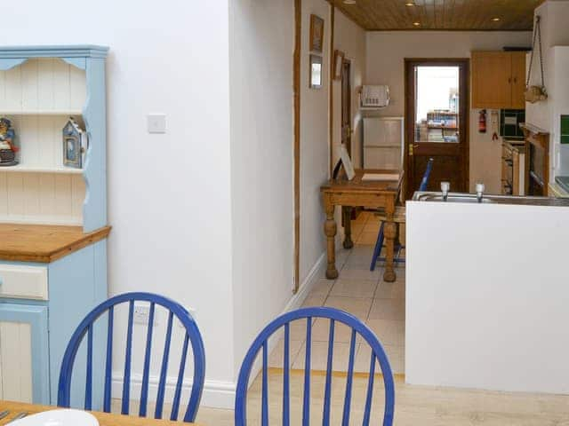 Dining area adjoining kitchen | Beach Cottage, Winterton-on-Sea