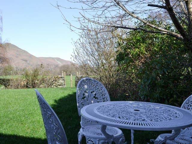 Sitting out area | Field House Lodge - Field House Cottages, Borrowdale, near Keswick