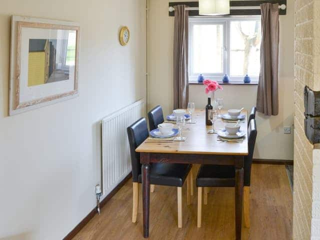 Convenient dining area | Wallages Cottage - White House Farm Holiday Cottages, Knapton, near North Walsham