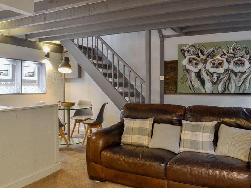 Well presented open plan living space | Grange End Stables - Grange End Cottages, Grasmere