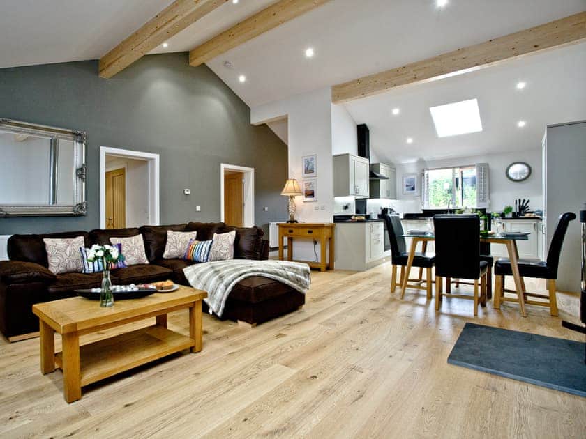 Open plan living space | Oak Lodge, South View Lodges - South View Lodges, Exeter