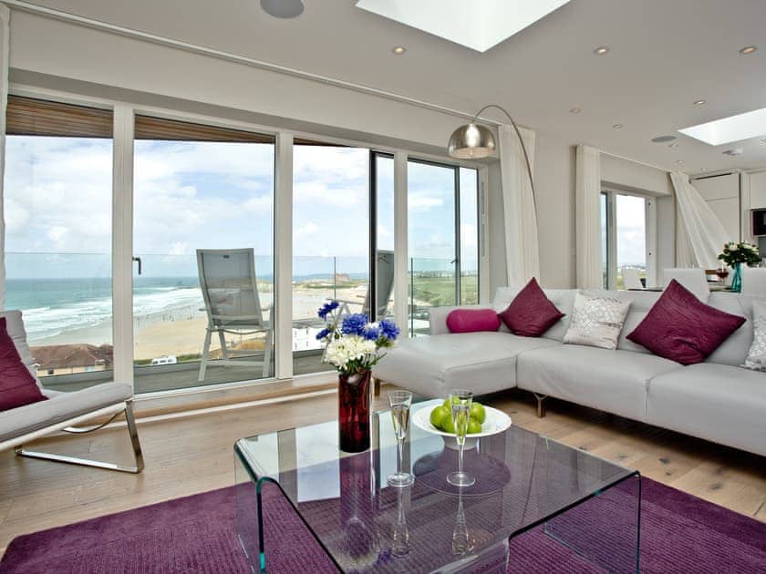 Living area | Penthouse at Fistral, Newquay