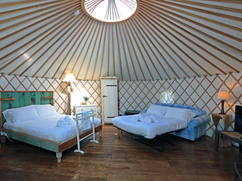 Bedroom | Tehidy, Yurt, The Park - The Park, Newquay