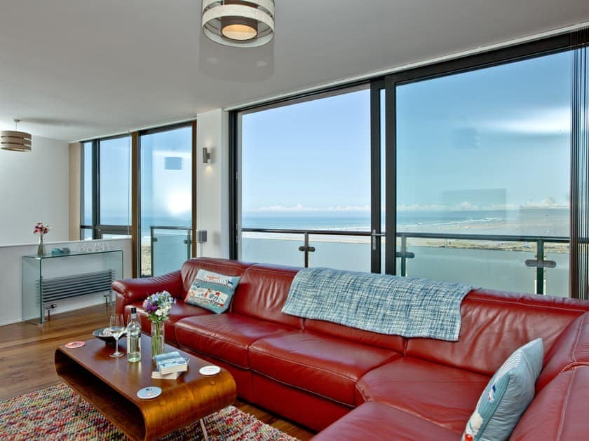 Stylish living area | Beach View - Horizon View, Westward Ho!