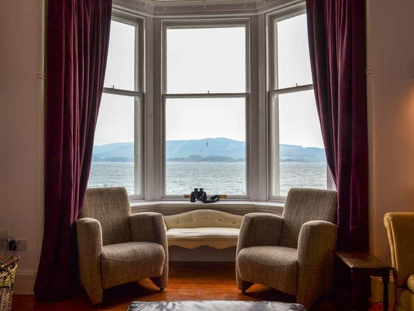 Living room with great views | FircliffThe House on Bute, Port Bannatyne, near Rothesay, Isle of Bute