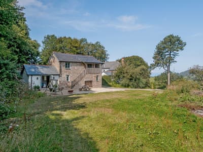 Exterior and garden area | Blurridge Barn, Combe Martin, near Ilfracombe