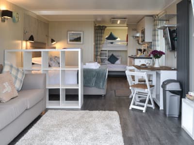 Open plan living space | Merlin’s Cabin - Wallace Lane Farm Cottages, Brocklebank, near Caldbeck and Uldale