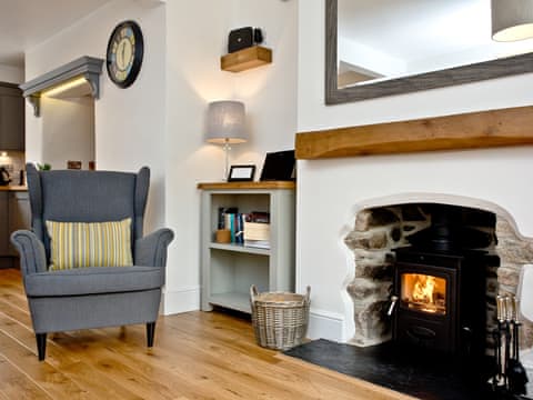 Open plan living space | 3 Skaigh View Cottages, Sticklepath, near Okehampton
