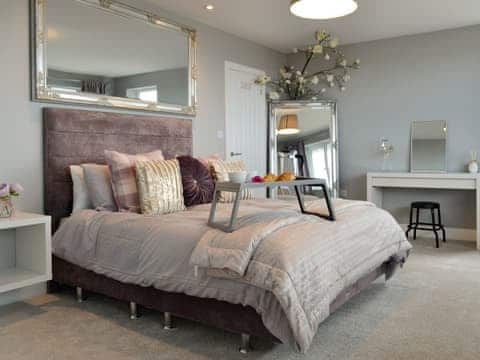 Inviting double bedroom | Hillside Retreat, Prestatyn