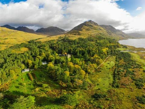 Aerial view of the estate and surrounding area | Torridon, Torridon