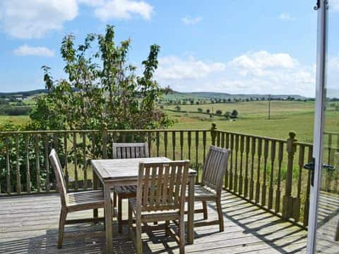 Sitting-out-area | Aidan Cottage, near Chatton, Wooler and Alnwick