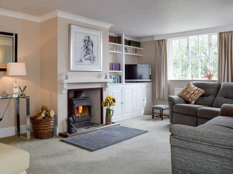 Delightful living room with wood burner | The Long House, Middle Aston, near Bicester