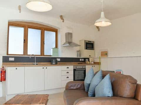 Charming open plan living space | Nags Stable - Milton End Farm Barns, Arlingham, near Frampton-on-Severn