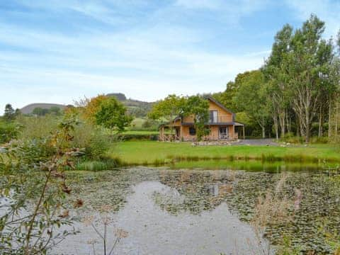 Impressive holiday home set in wonderful grounds | Lakeside Lodge, near Rhayader