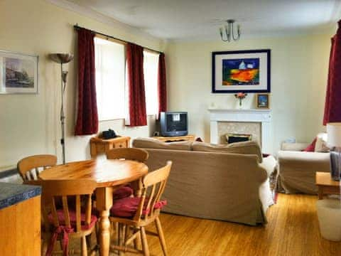 Convenient open-plan living space | Clematis Cottage - Bonawe House, Taynuilt, near Oban