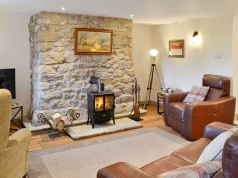 Delightful living room with wood burner | Broats Barn, Bolam, near Darlington