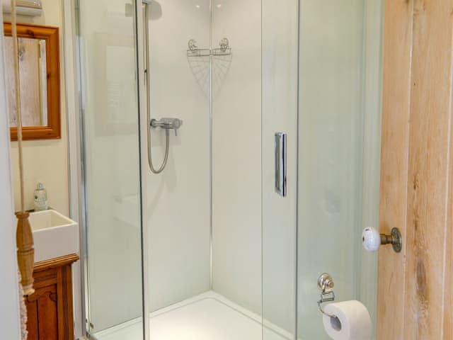 En-suite shower room | Little Barn - Tynely Farm, Tynely, near Embleton