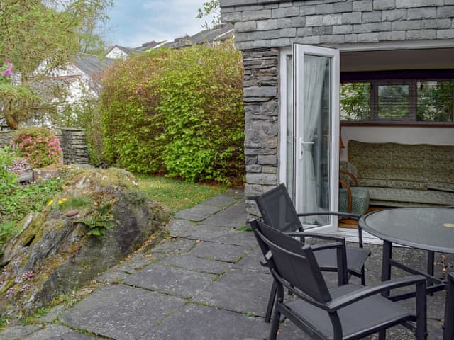 Patio | Stable Cottage - Yew Tree Cottage & Stable Cottage, Windermere